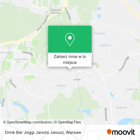 Mapa Drink Bar Joggi Janota Janusz