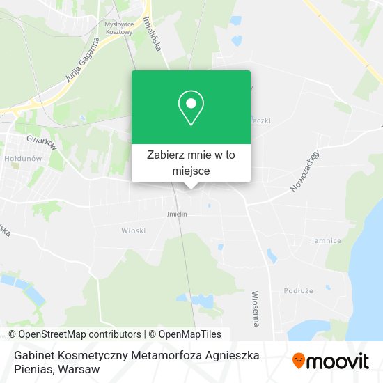 Mapa Gabinet Kosmetyczny Metamorfoza Agnieszka Pienias