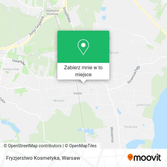 Mapa Fryzjerstwo Kosmetyka