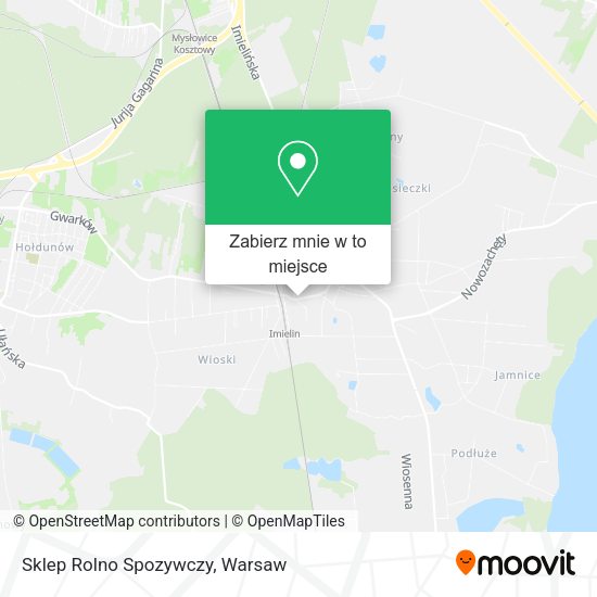 Mapa Sklep Rolno Spozywczy