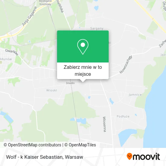 Mapa Wolf - k Kaiser Sebastian