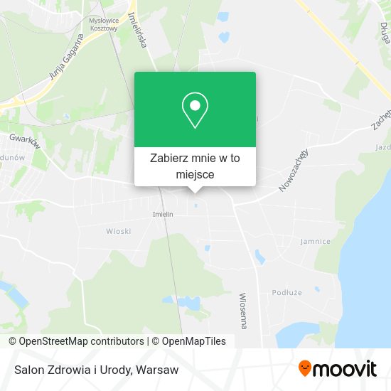 Mapa Salon Zdrowia i Urody