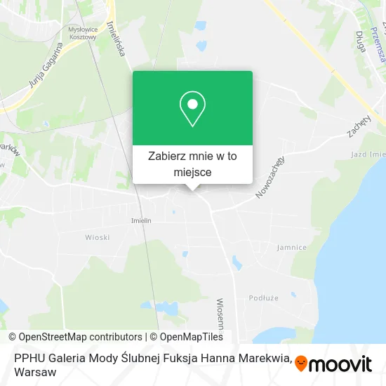 Mapa PPHU Galeria Mody Ślubnej Fuksja Hanna Marekwia