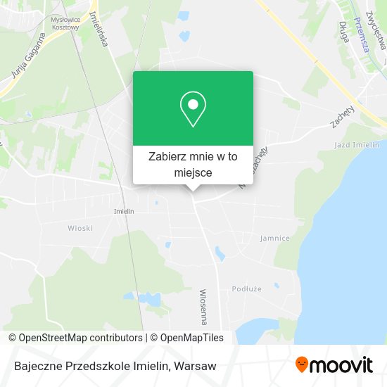 Mapa Bajeczne Przedszkole Imielin