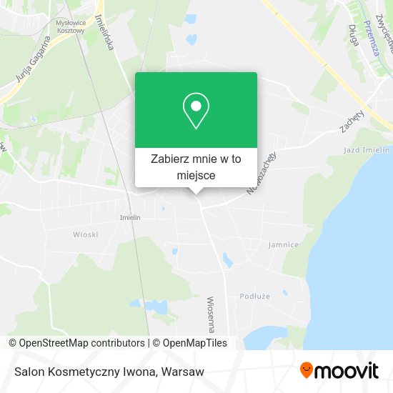 Mapa Salon Kosmetyczny Iwona