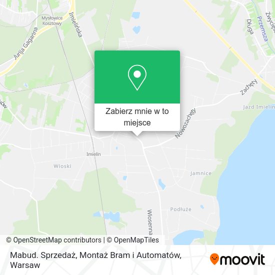 Mapa Mabud. Sprzedaż, Montaż Bram i Automatów