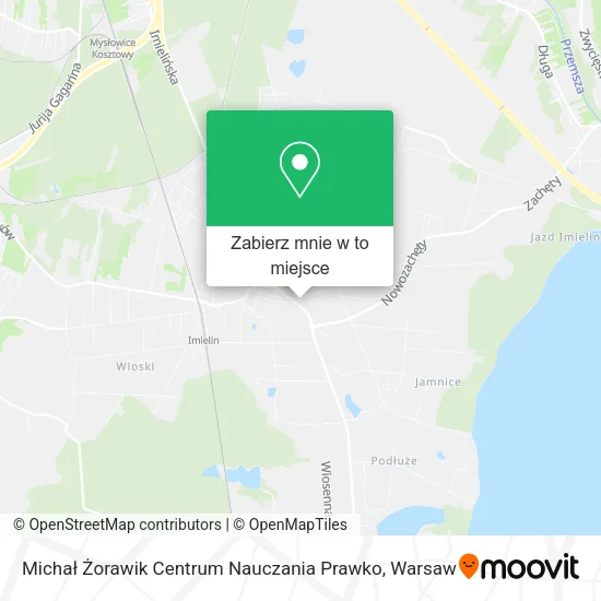 Mapa Michał Żorawik Centrum Nauczania Prawko