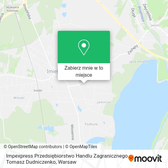 Mapa Impexpress Przedsiębiorstwo Handlu Zagranicznego Tomasz Dudniczenko