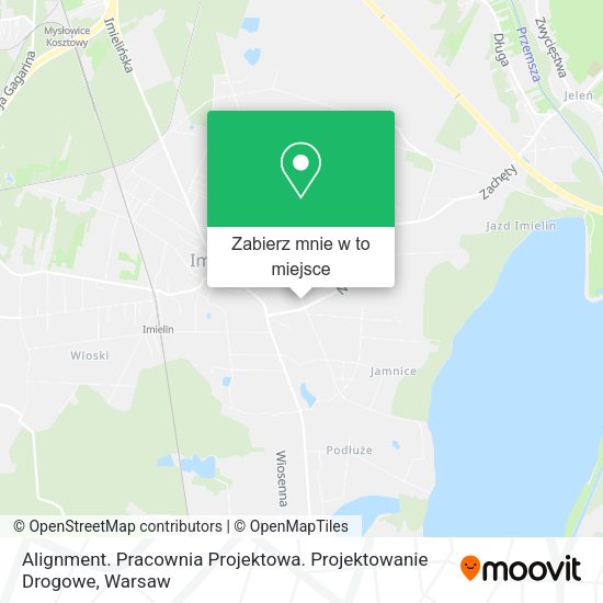 Mapa Alignment. Pracownia Projektowa. Projektowanie Drogowe