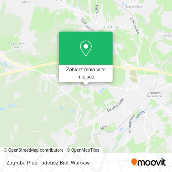 Mapa Zagłoba Plus Tadeusz Biel