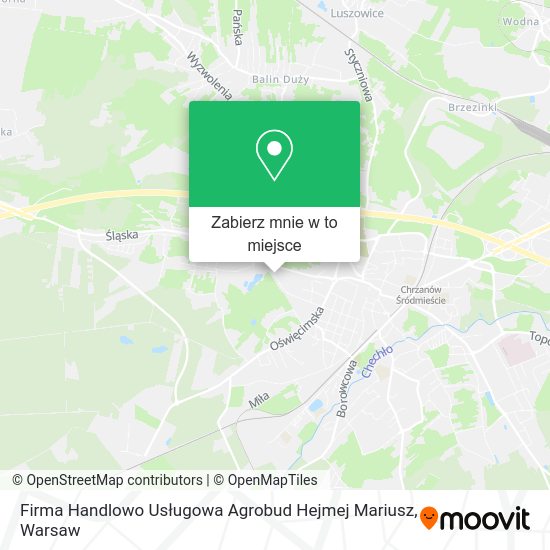 Mapa Firma Handlowo Usługowa Agrobud Hejmej Mariusz