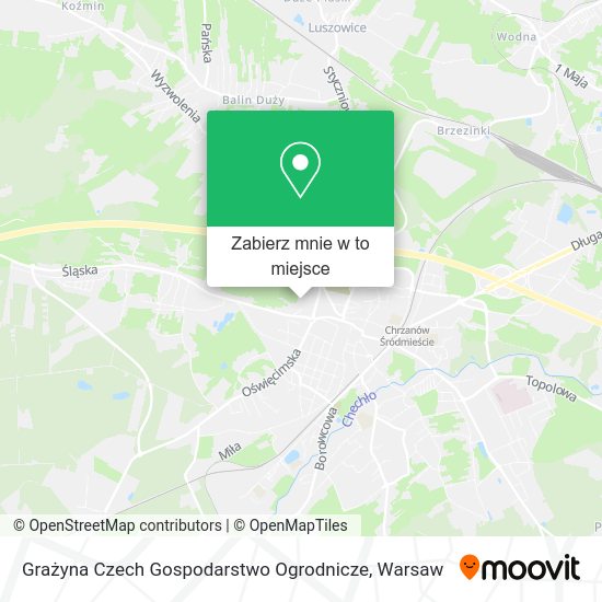 Mapa Grażyna Czech Gospodarstwo Ogrodnicze