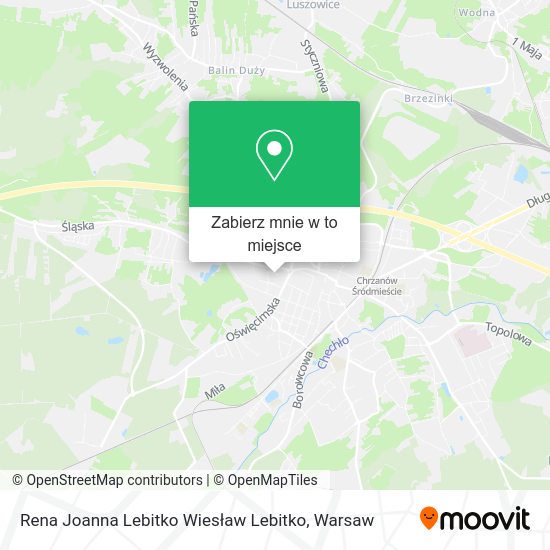 Mapa Rena Joanna Lebitko Wiesław Lebitko