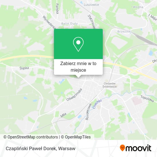 Mapa Czapliński Paweł Dorek