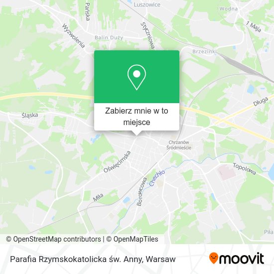 Mapa Parafia Rzymskokatolicka św. Anny