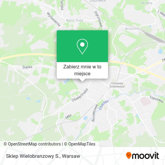 Mapa Sklep Wielobranzowy S.