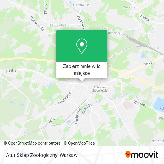 Mapa Atut Sklep Zoologiczny