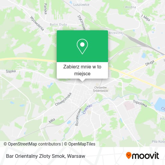 Mapa Bar Orientalny Złoty Smok