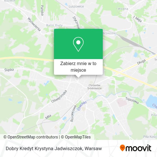 Mapa Dobry Kredyt Krystyna Jadwiszczok