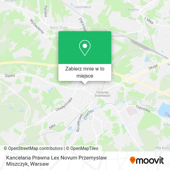 Mapa Kancelaria Prawna Lex Novum Przemyslaw Miszczyk