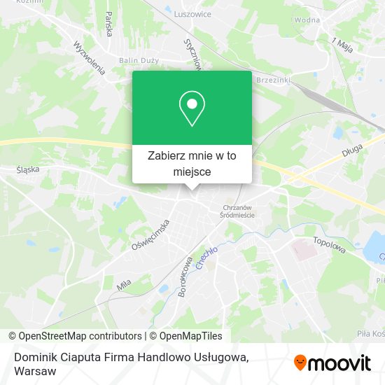 Mapa Dominik Ciaputa Firma Handlowo Usługowa