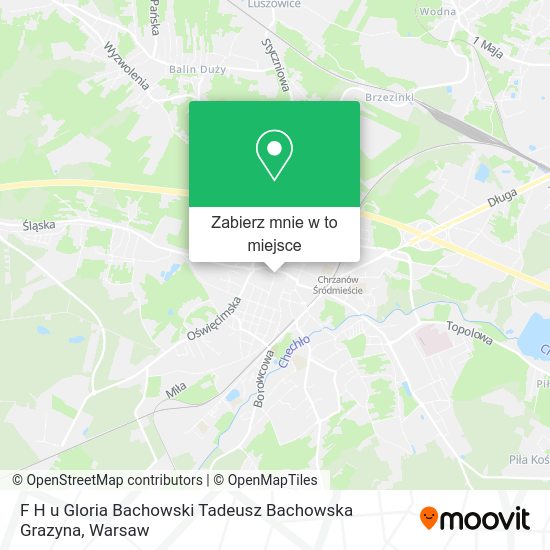 Mapa F H u Gloria Bachowski Tadeusz Bachowska Grazyna