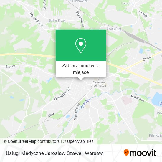 Mapa Usługi Medyczne Jarosław Szaweł