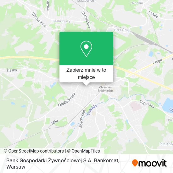 Mapa Bank Gospodarki Żywnościowej S.A. Bankomat