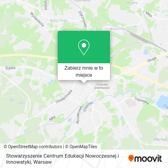 Mapa Stowarzyszenie Centrum Edukacji Nowoczesnej i Innowatyki