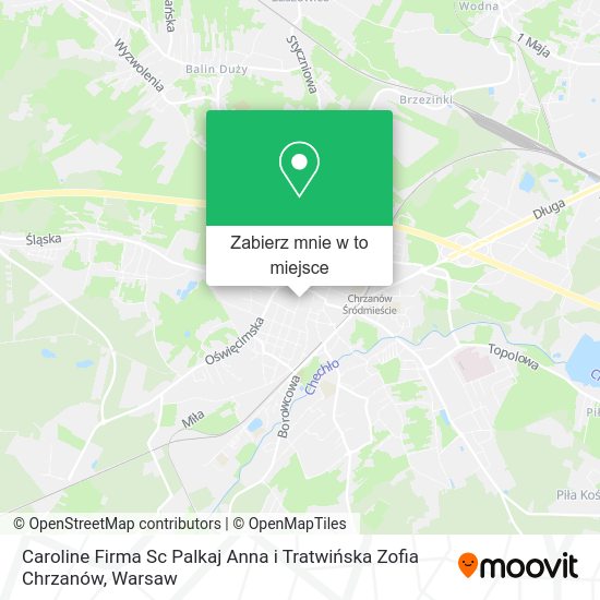 Mapa Caroline Firma Sc Palkaj Anna i Tratwińska Zofia Chrzanów