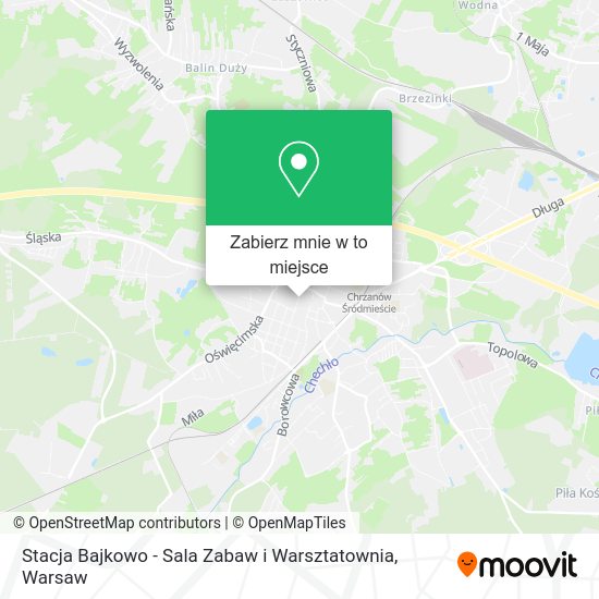 Mapa Stacja Bajkowo - Sala Zabaw i Warsztatownia