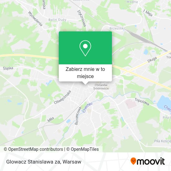 Mapa Glowacz Stanislawa za