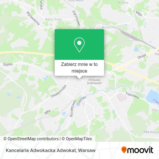 Mapa Kancelaria Adwokacka Adwokat