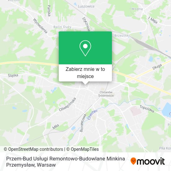 Mapa Przem-Bud Usługi Remontowo-Budowlane Minkina Przemysław