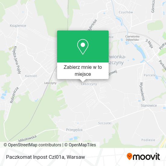 Mapa Paczkomat Inpost Czl01a