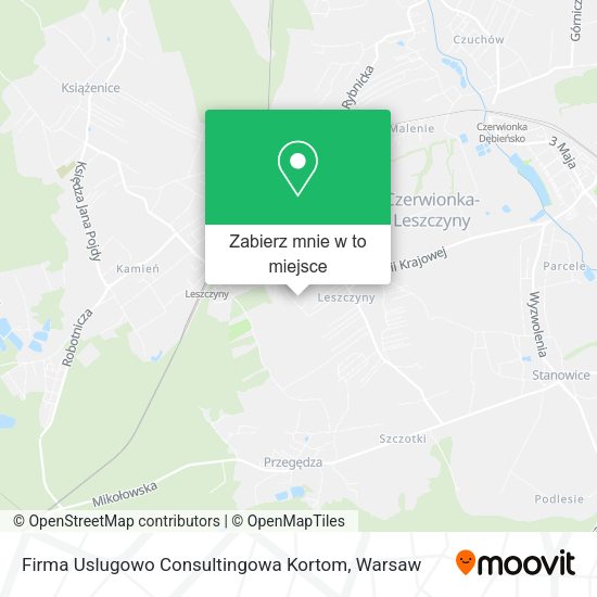 Mapa Firma Uslugowo Consultingowa Kortom