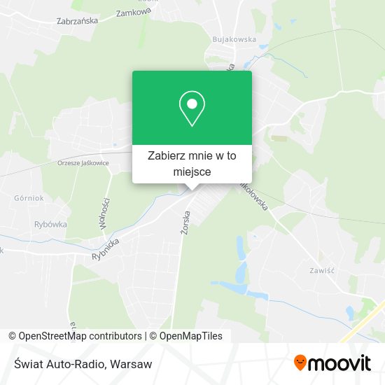 Mapa Świat Auto-Radio