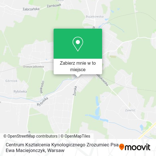 Mapa Centrum Ksztalcenia Kynologicznego Zrozumiec Psa Ewa Maciejonczyk