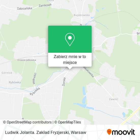 Mapa Ludwik Jolanta. Zakład Fryzjerski