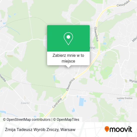 Mapa Żmija Tadeusz Wyrób Zniczy