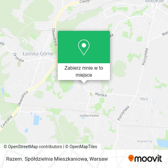 Mapa Razem. Spółdzielnia Mieszkaniowa