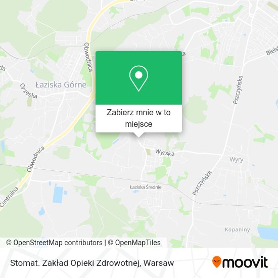 Mapa Stomat. Zakład Opieki Zdrowotnej