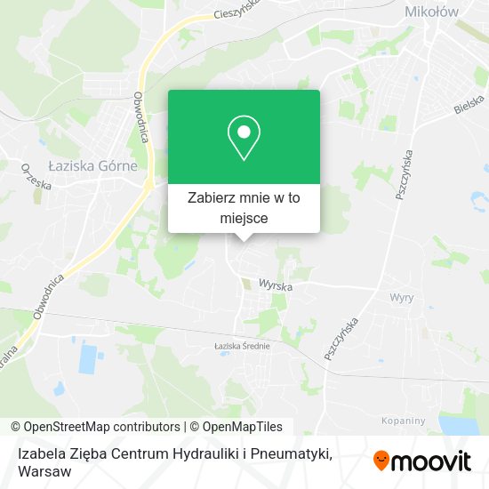 Mapa Izabela Zięba Centrum Hydrauliki i Pneumatyki