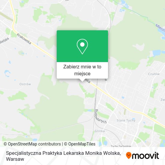 Mapa Specjalistyczna Praktyka Lekarska Monika Wolska