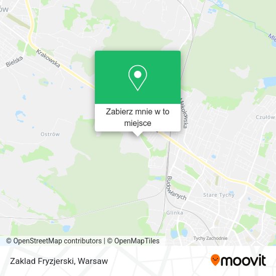 Mapa Zaklad Fryzjerski