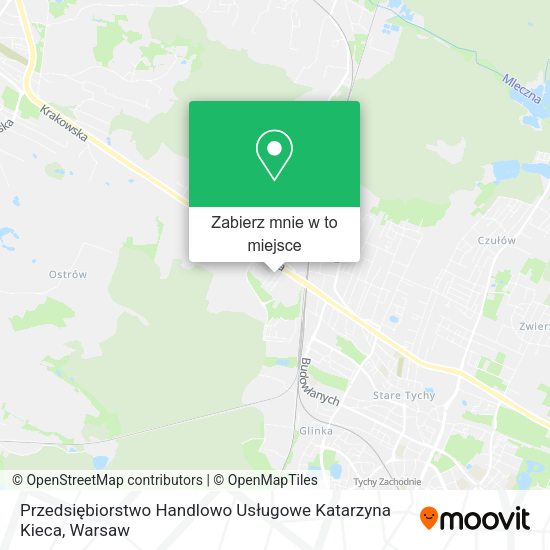 Mapa Przedsiębiorstwo Handlowo Usługowe Katarzyna Kieca