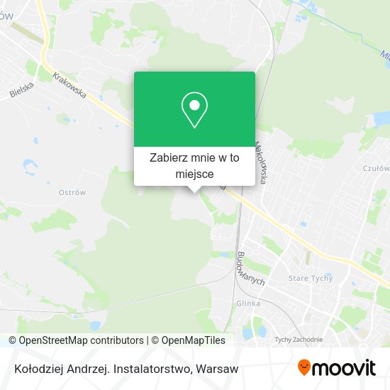 Mapa Kołodziej Andrzej. Instalatorstwo