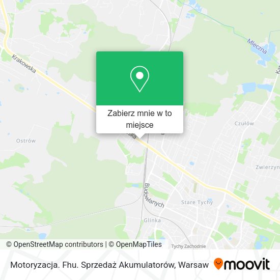 Mapa Motoryzacja. Fhu. Sprzedaż Akumulatorów