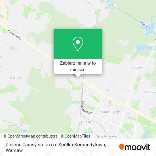 Mapa Zielone Tarasy sp. z o.o. Spółka Komandytowa