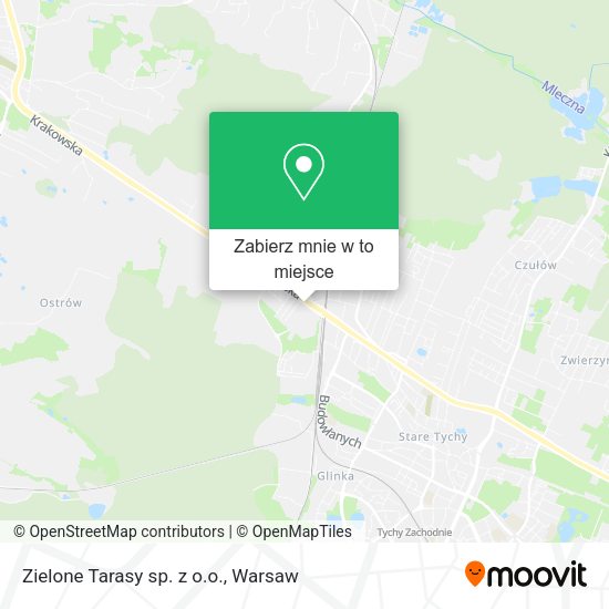 Mapa Zielone Tarasy sp. z o.o.